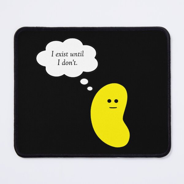 Item preview, Absurd Thoughts - Exist (yellow) designed and sold by AbsurdJellybean.