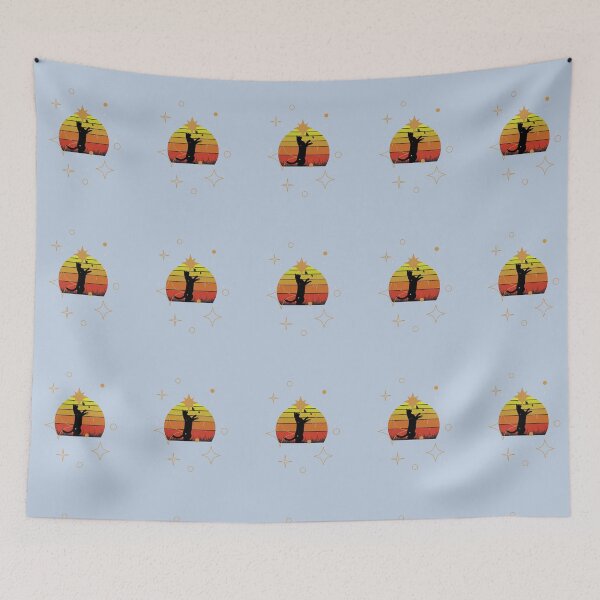 Item preview,  Cat Watching Sunset - funny animal meme designed and sold by zeddy-store.
