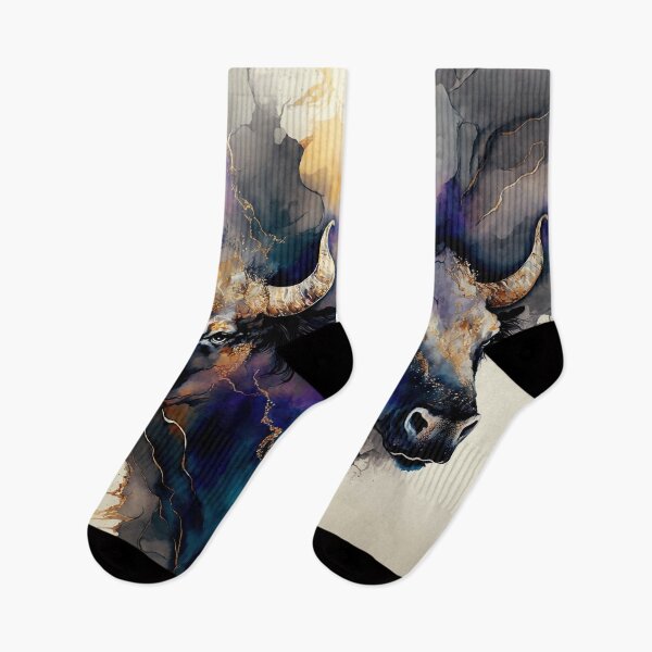 Artikelvorschau, Bull Arise - Semi Abstract Alcohol Ink Kunstharz entworfen und verkauft von inkvestor.