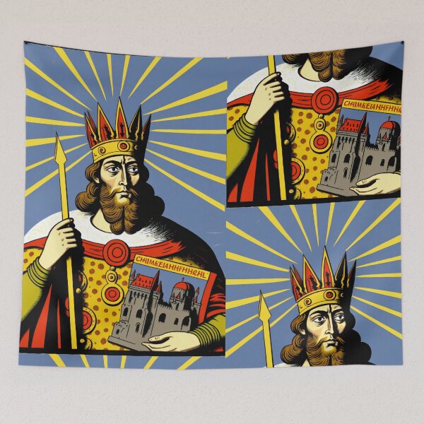 Item preview, Charlemagne Pop Art designed and sold by iLabarum.