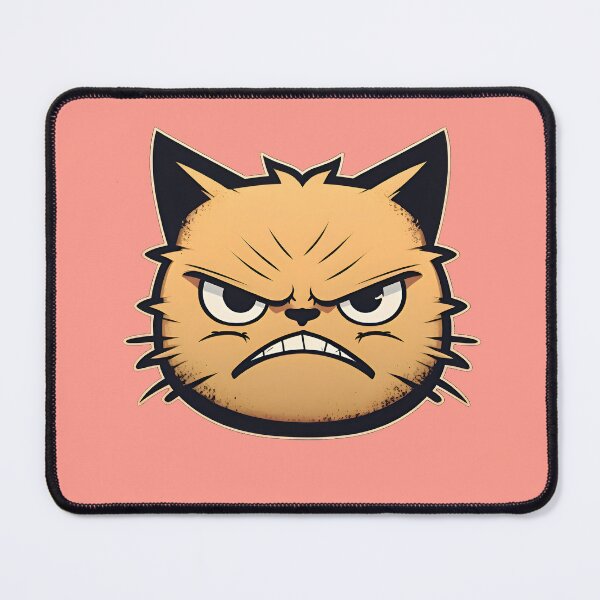 Item preview, Angry Cat Face designed and sold by john-ess.