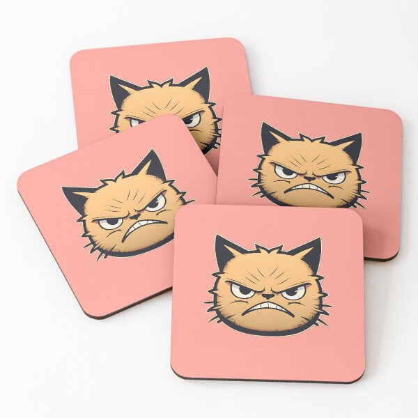 Item preview, Angry Cat Face designed and sold by john-ess.