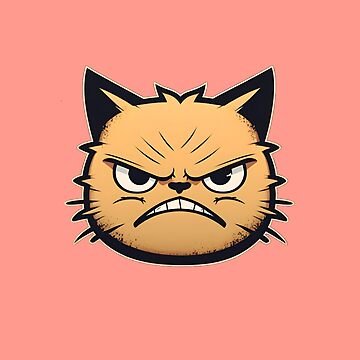 angry cat, cat face Stock Photo