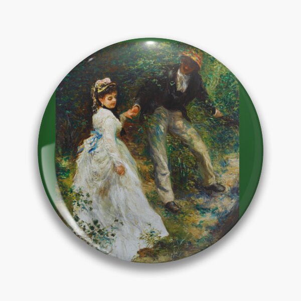 Item preview, La Promenade by Pierre Auguste Renoir designed and sold by VintageArtByIda.