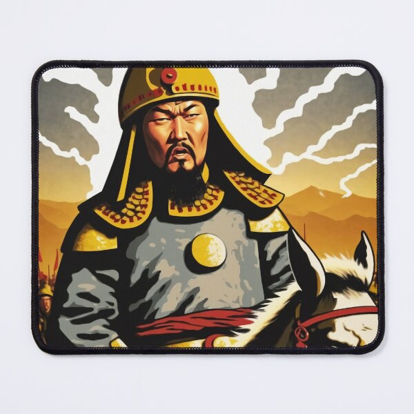 Item preview, Genghis Khan Pop Art designed and sold by iLabarum.