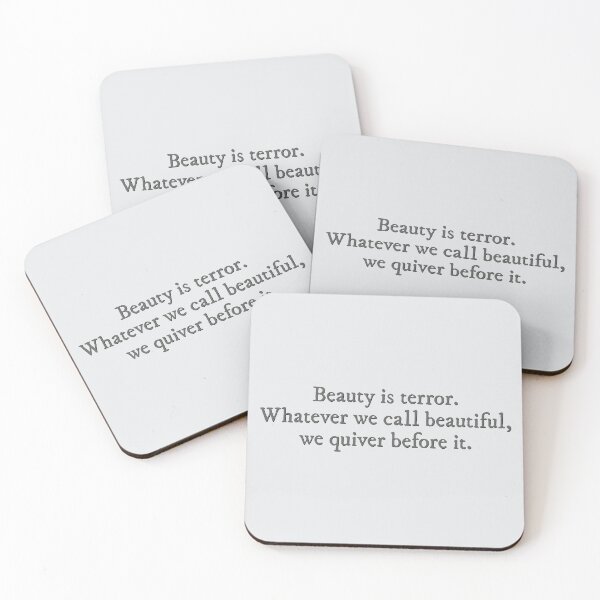 Item preview, Beauty is terror The Secret History quote designed and sold by percqbeths.