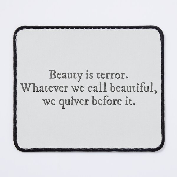 Item preview, Beauty is terror The Secret History quote designed and sold by percqbeths.