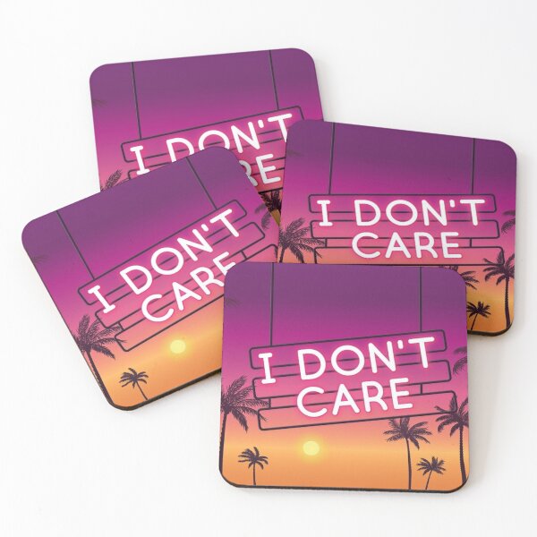 Item preview, I don´t care - Neon style on palm beach designed and sold by ImgByLili.