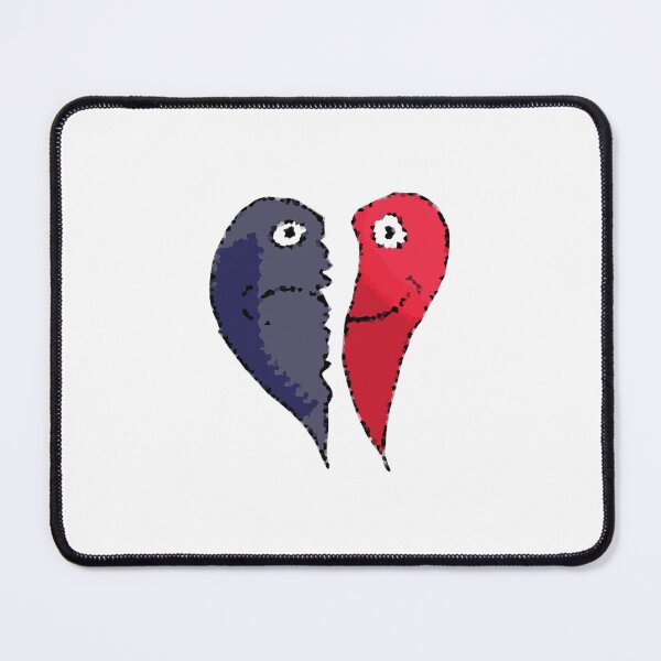 Item preview, Pixelated heart image ace hearts happy sad designed and sold by Coffeemerc117.