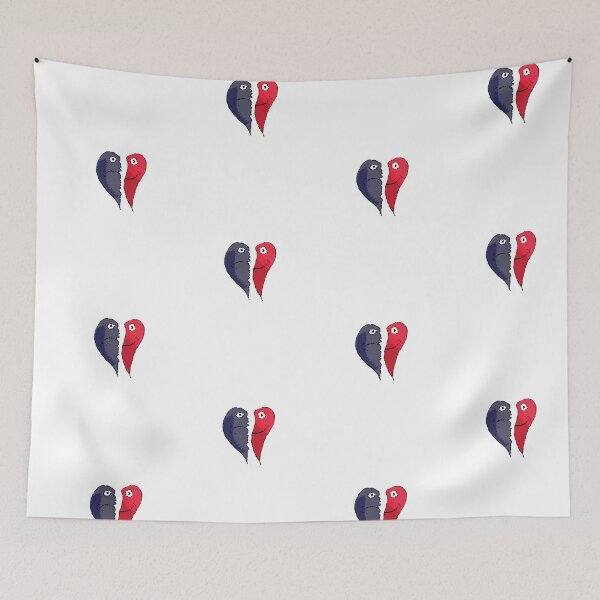 Item preview, Pixelated heart image ace hearts happy sad  designed and sold by Coffeemerc117.