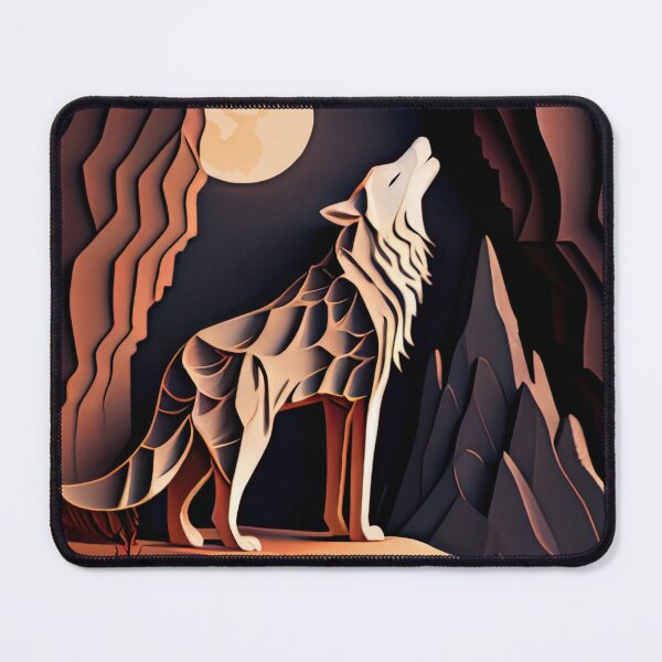 Item preview, Wolf Howling at the Moon designed and sold by PearBird.