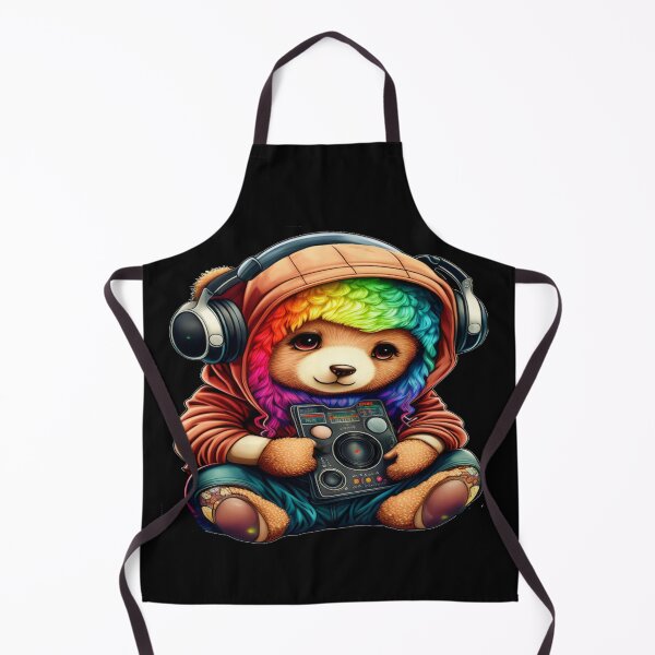 Item preview, Cute Kawaii LGBTQIA+ Pride Bear with Rainbow Fur designed and sold by Travelslightly.