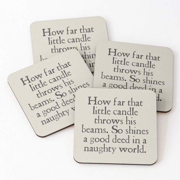 Item preview, How far that little candle throws his beams 1 designed and sold by scarabtees.