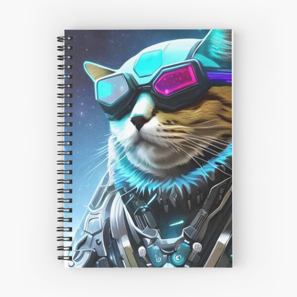 Item preview, Cyber-Feline: A Cat in a Futuristic Avatar, A Blend of Art and Science designed and sold by MoStorish.