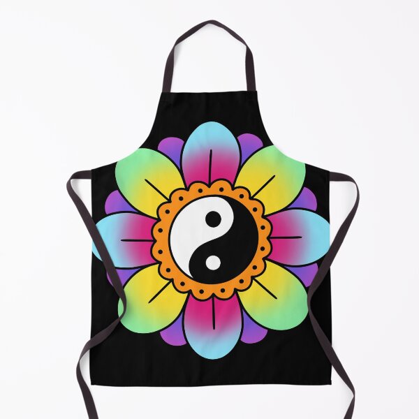 Item preview, Psychedelic Yin Yang flower designed and sold by Ghostboi54.