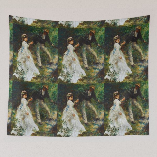 Item preview, La Promenade by Pierre Auguste Renoir designed and sold by VintageArtByIda.