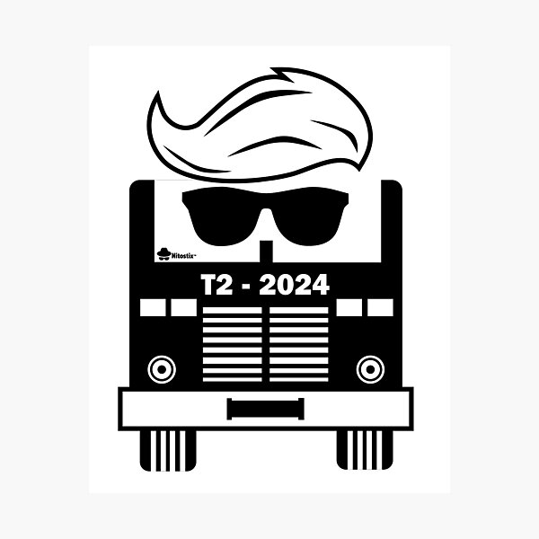 Trump 2024 MAGA Fire Engine Photographic Print