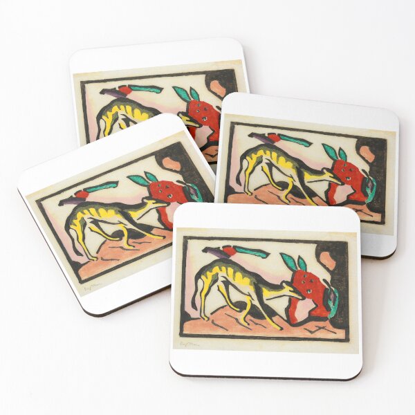 Item preview,  Franz Marc Art Prints  Fabeltier  Franz Marc  designed and sold by TeeARTHY.