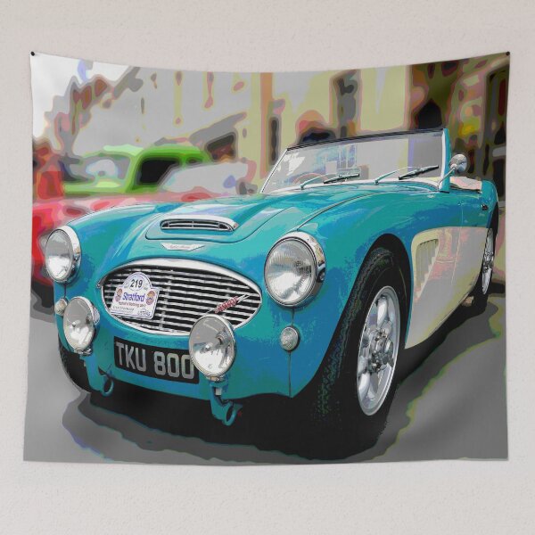 Item preview, British Classic Sports Car (Posterized) designed and sold by ScenicViewPics.