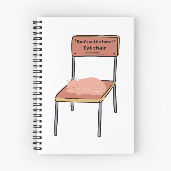 Item preview, Don't Settle Here Cat Chair Lovely Cut Funny Gift designed and sold by My Shobs.