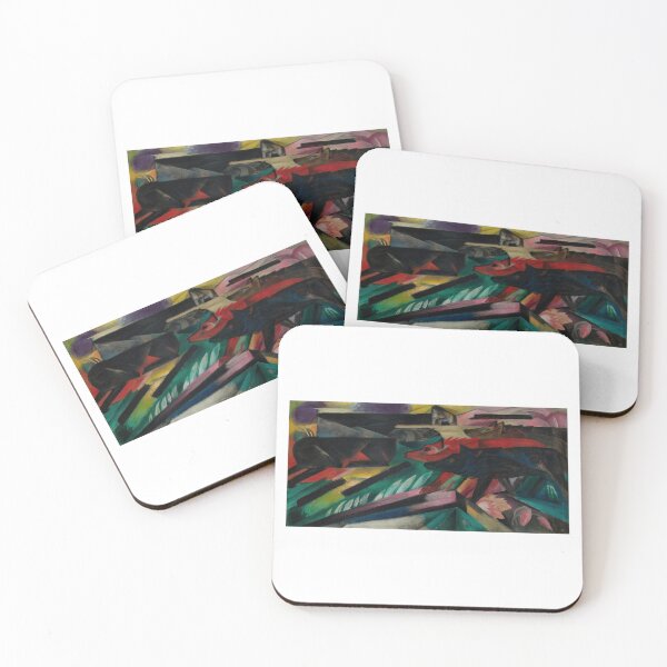 Item preview, Franz Marc Art Prints  Die Wölfe (Balkankrieg) [The Wolves (Balkan War)  Franz Marc  designed and sold by TeeARTHY.