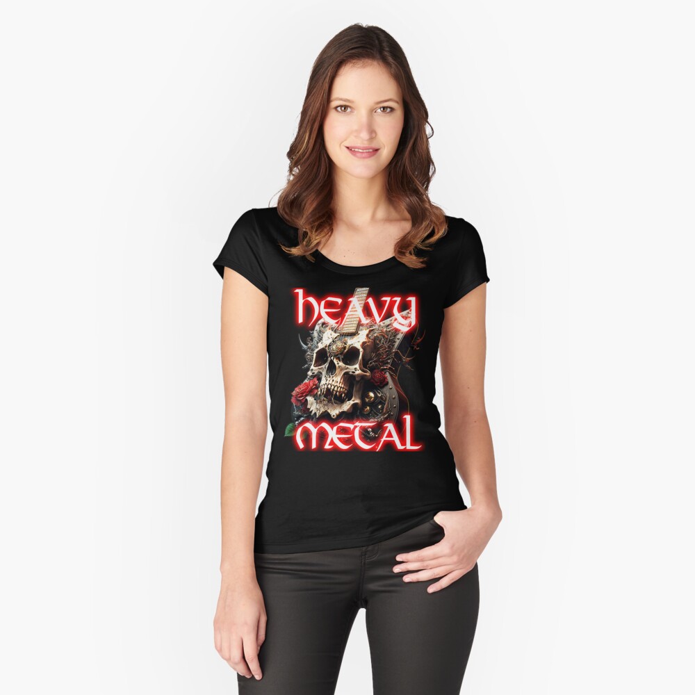 Item preview, Fitted Scoop T-Shirt designed and sold by POST-VANITAS.