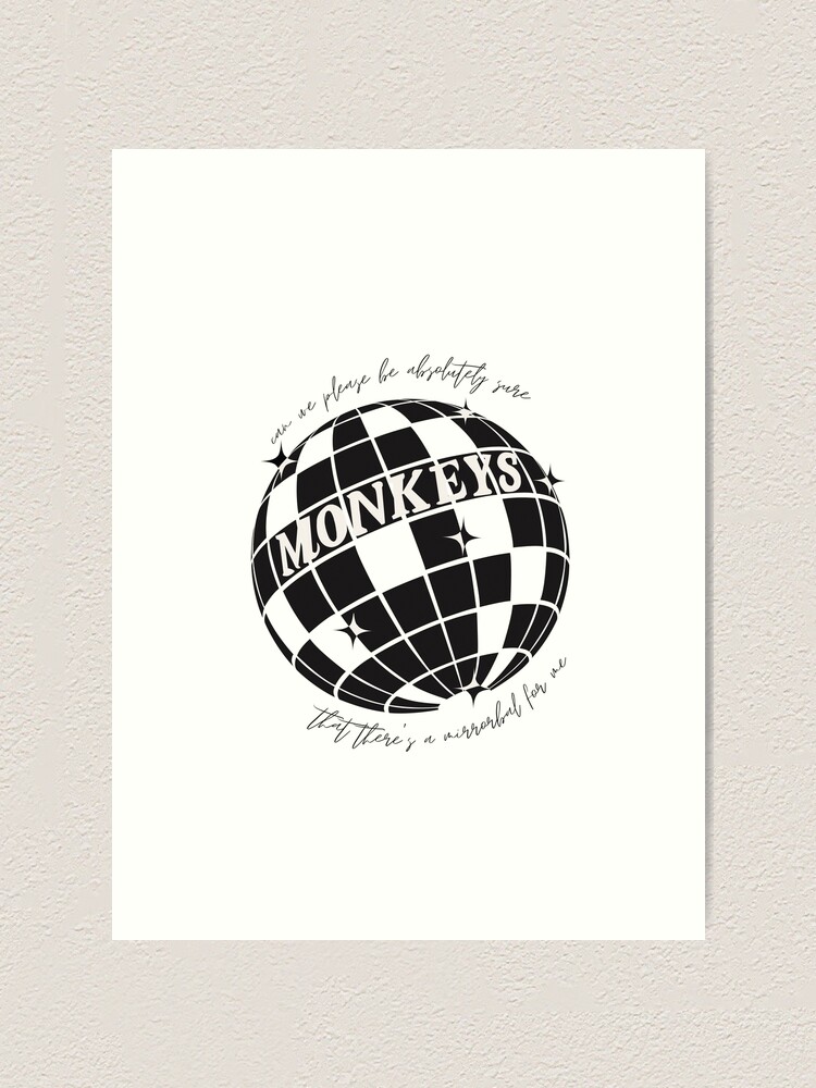 Arctic Monkeys mirrorball Art Print for Sale by Carolina Rodrigues