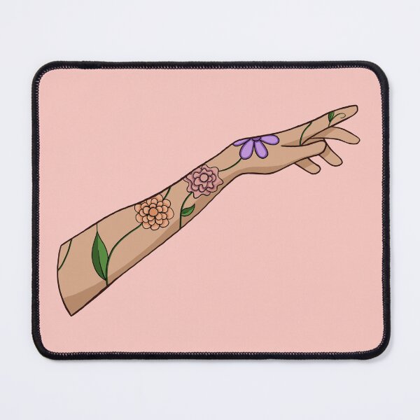 Item preview, floral tattoo designed and sold by star-berry.