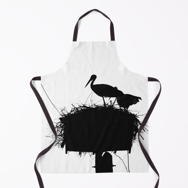 Item preview, Storks In Their Nest Silhouette designed and sold by DesignMore21.