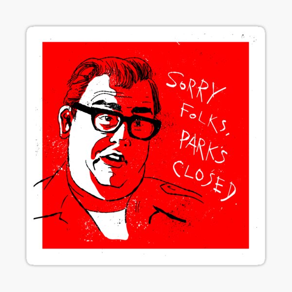 Sorry Folks Sticker