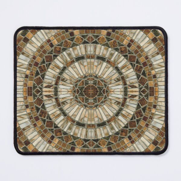 Item preview, aged geometric colored mosaic pattern designed and sold by ErhanArt.