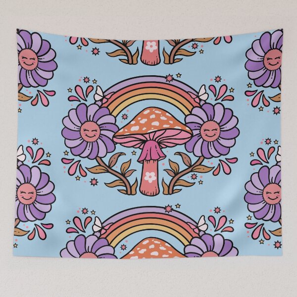 Item preview, Happy Hippie Mushroom Love designed and sold by Ghostboi54.