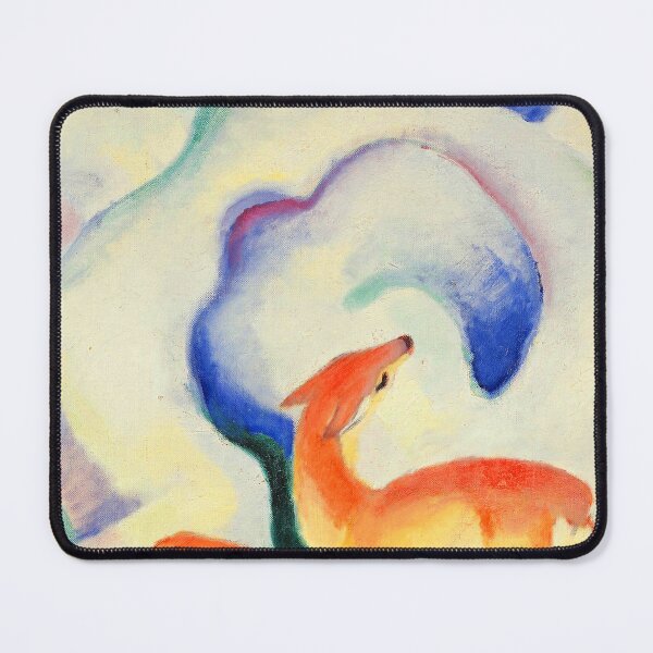 Item preview, Franz Marc Art Prints Deer in the Snow Franz Marc designed and sold by TeeARTHY.