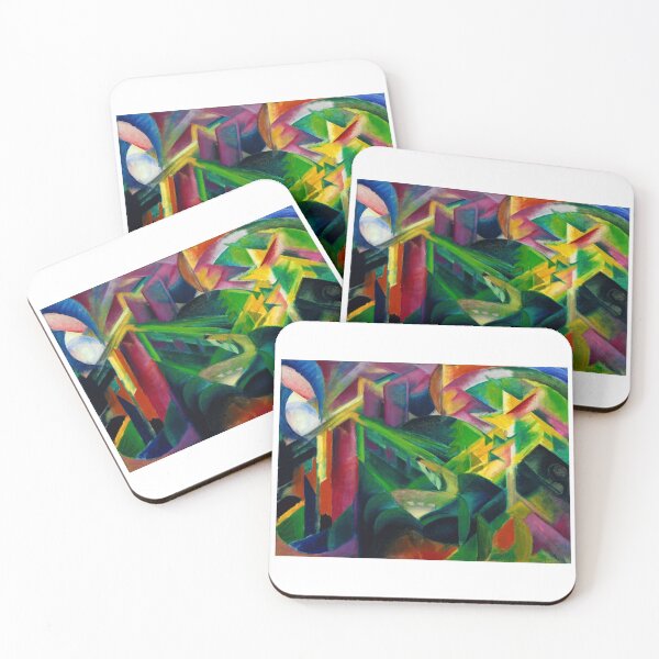 Item preview, Franz Marc Art Prints  Deer in the monastery garden  Franz Marc  designed and sold by TeeARTHY.