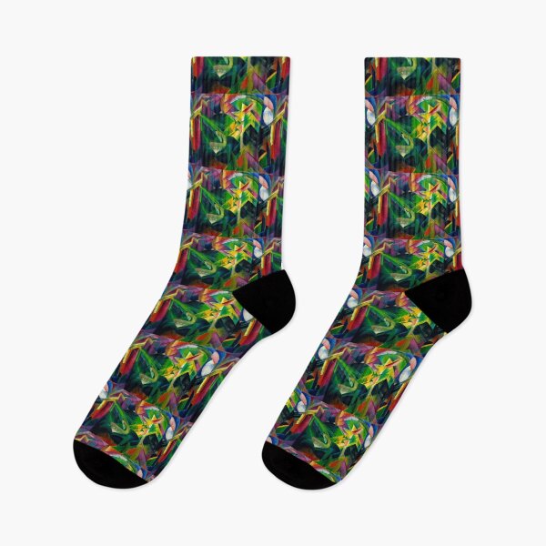 Item preview, Franz Marc Art Prints  Deer in the monastery garden  Franz Marc  designed and sold by TeeARTHY.