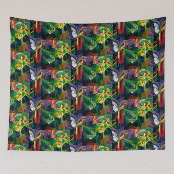 Item preview, Franz Marc Art Prints  Deer in the monastery garden  Franz Marc  designed and sold by TeeARTHY.
