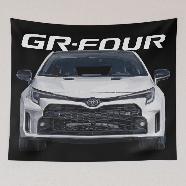 Item preview, JDM GR Corolla hot hatch White e210 turbo designed and sold by cowtownCOWBOY.