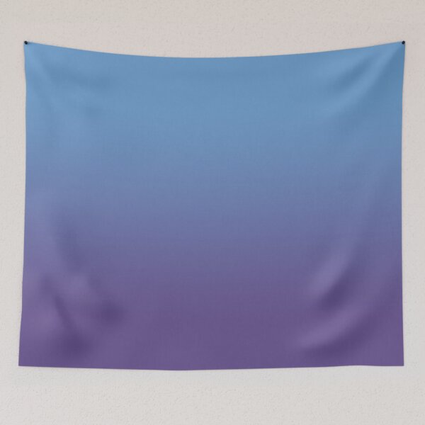 Item preview, Little Boy Blue to Ultra Violet Purple Ombre designed and sold by coverinlove.
