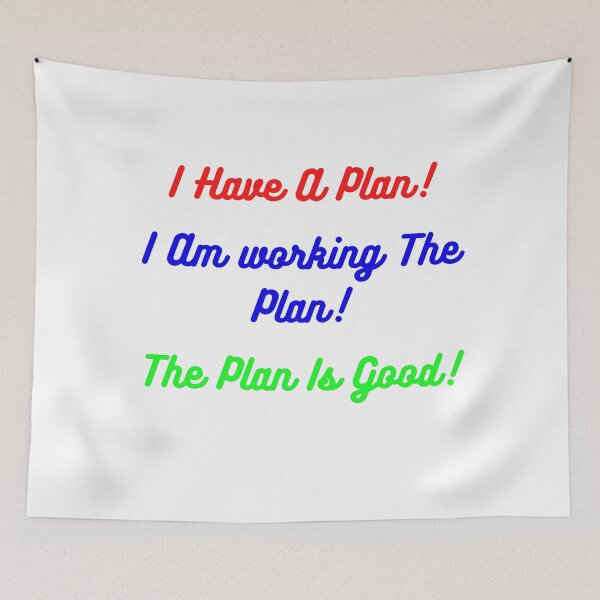 Item preview, I Have A Plan! designed and sold by hazelknott.