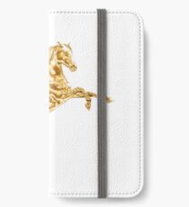 Golden Arabian horse iPhone Wallet/Case/Skin