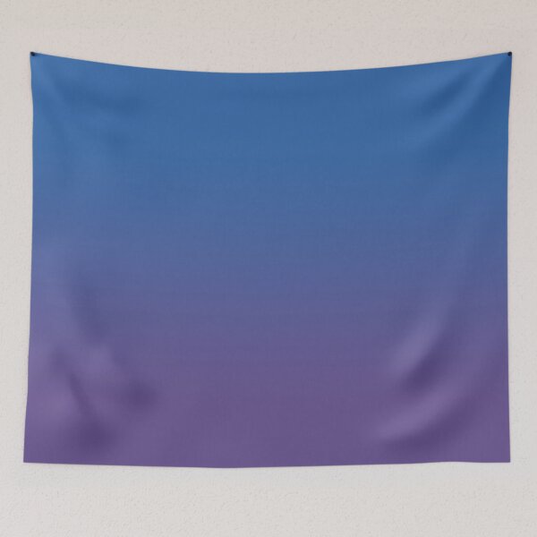 Item preview, Palace Blue to Ultra Violet Purple Ombre designed and sold by coverinlove.