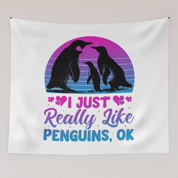 Item preview, I Just Really Like Penguins OK For Penguins Lovers - Funny Penguin designed and sold by naworas.