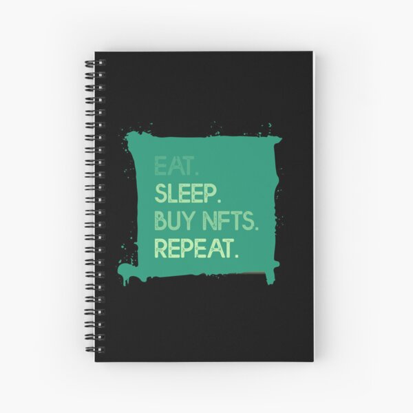 Item preview, Eat Sleep Buy NFT Repeat Crypto Green designed and sold by The-Vault.