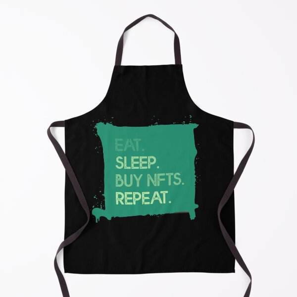 Item preview, Eat Sleep Buy NFT Repeat Crypto Green designed and sold by The-Vault.