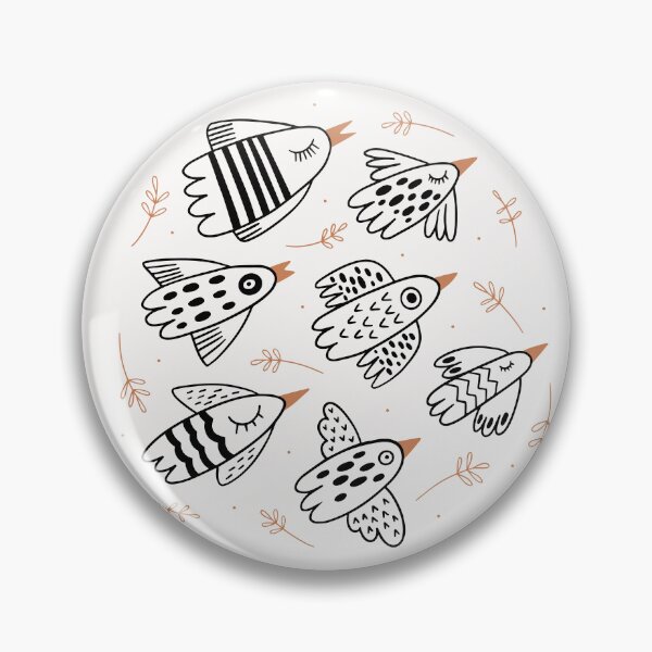 Item preview, A flock of funny flying birds. designed and sold by KO-SIM.