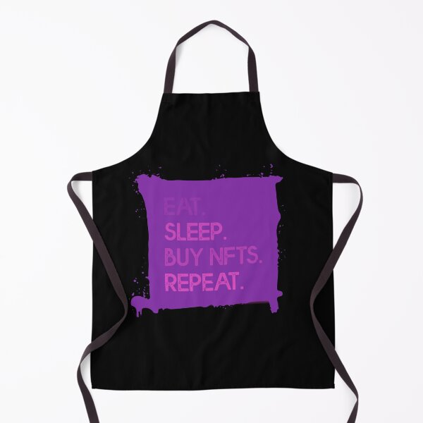 Item preview, Eat Sleep Buy NFT Repeat Crypto Purple designed and sold by The-Vault.