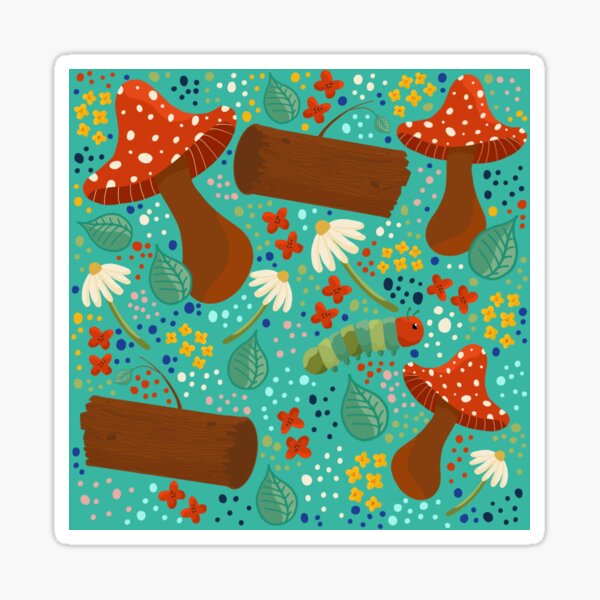 Whimsical forest  Sticker