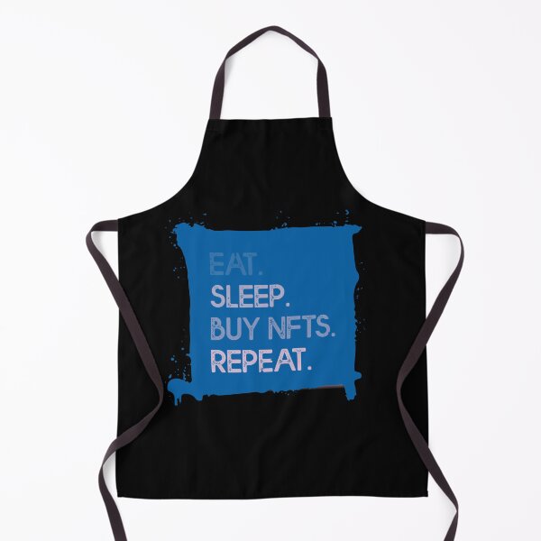 Item preview, Eat Sleep Buy NFT Repeat Crypto Blue designed and sold by The-Vault.