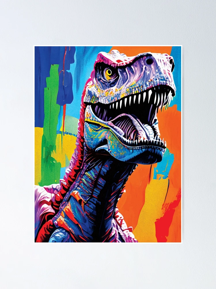 Pintura por números Proud Tyrannosaurus Rex - Pintura por números