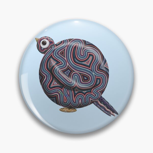 Item preview, Fat Glass Bird by Heather Nafe Art designed and sold by HeatherNafeArt.
